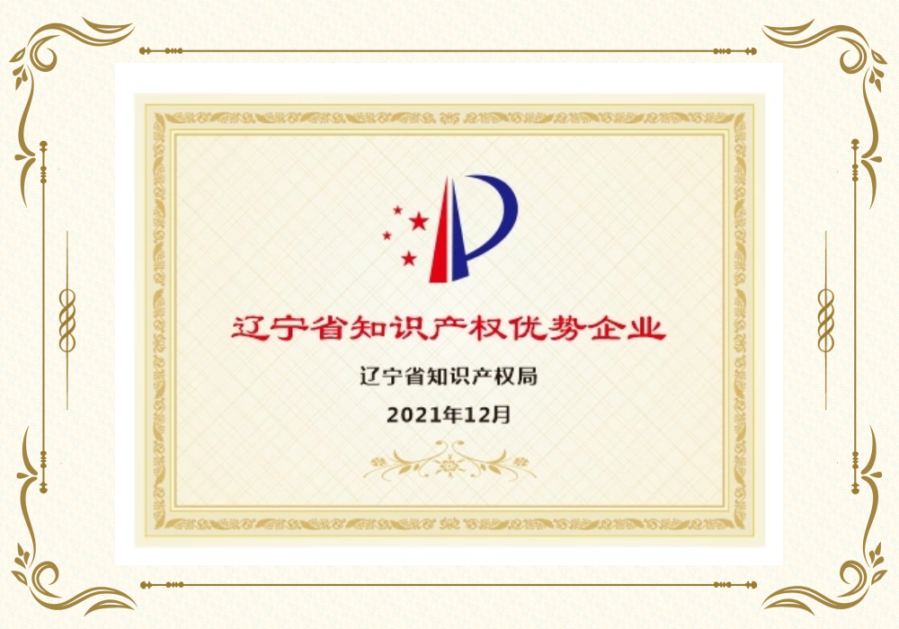 遼寧省知識產(chǎn)權優(yōu)勢企業(yè)